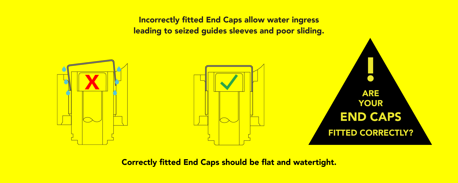 end caps